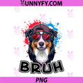 Australian Shepherd Bruh PNG, Dog Sunglasses Cool Aussie PNG