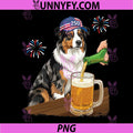 Australian Shepherd Dog 250 PNG, Yers with Beer Birthday America PNG