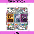 Autism Awareness Elements PNG, Periodic Table ASD Unique Strong PNG