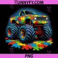 Autism Awareness PNG, Monster Truck PNG
