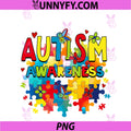 Autism Awareness Ribbon PNG, Puzzle Autism Support Squad Family PNG