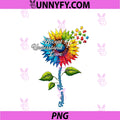 Autism Awareness Sunflower PNG, Accept Understand PNG