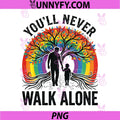 Autism Dad Support Son Alone PNG, Puzzle Youll Never Walk PNG