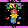 Autism Mama PNG, Autism Mom Puzzle PNG