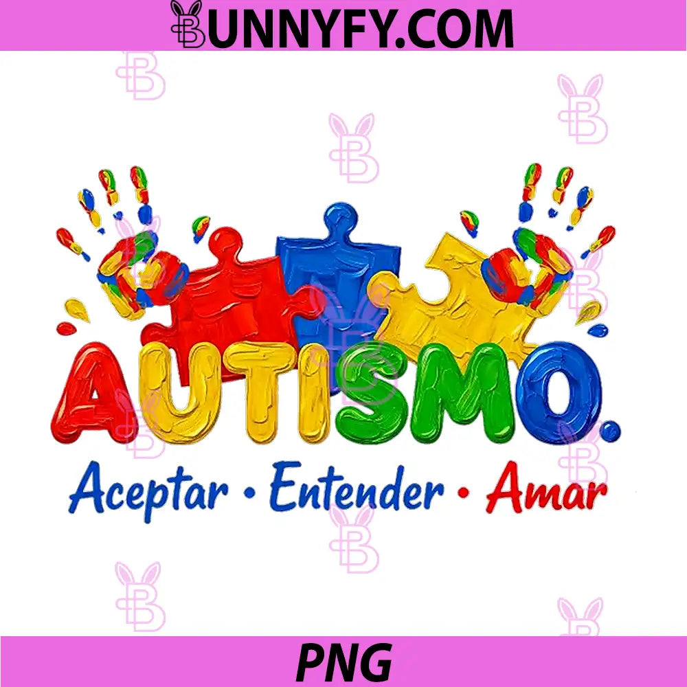 Autismo Aceptar Entender Amar PNG, Autism Awareness Spanish PNG