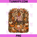 Autumn Dessert Thanksgiving Pumpkin Pie PNG, Lover Cute Fall PNG