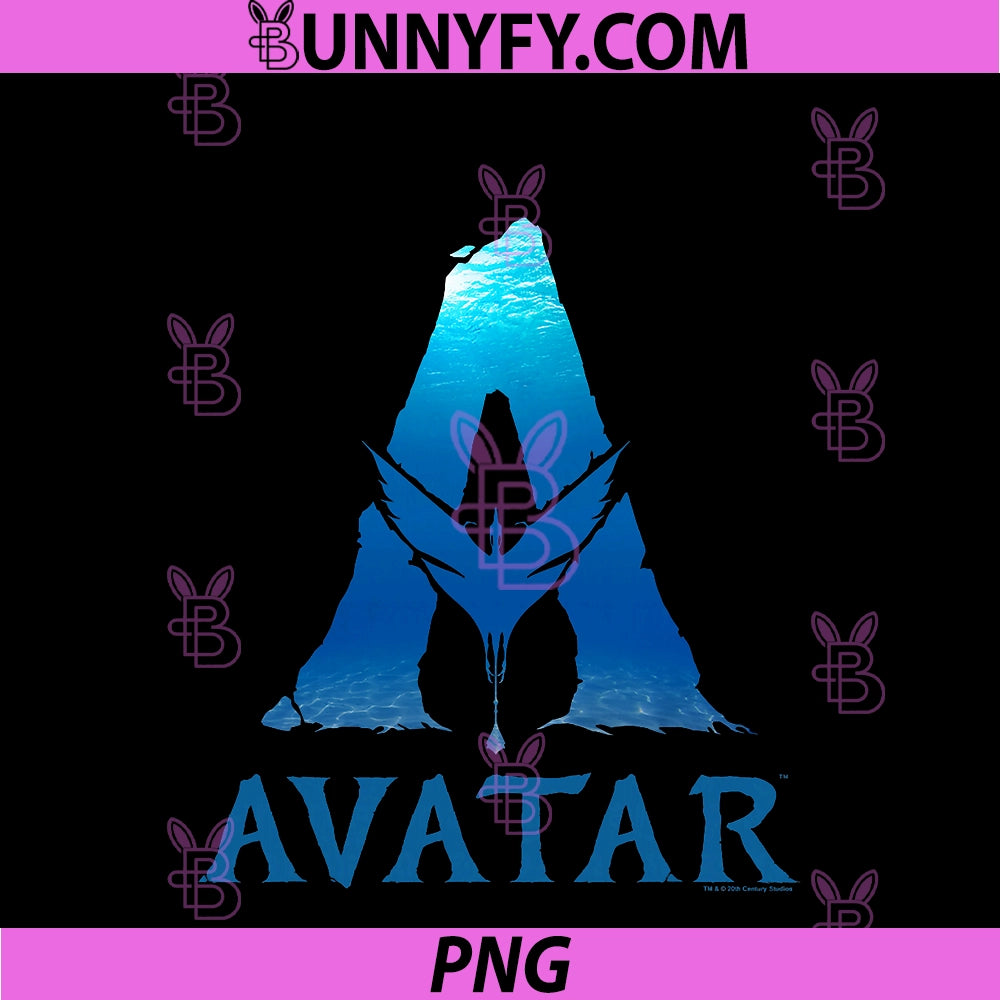 Avatar The Way Of Water PNG, Stylized Movie Logo PNG