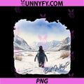 BUT WHY PNG, Penguin Wandering Off Mountains Watercolor PNG