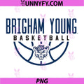 Byu Cougars Basketball Arch Logo PNG, Brigham Young Basketball PNG