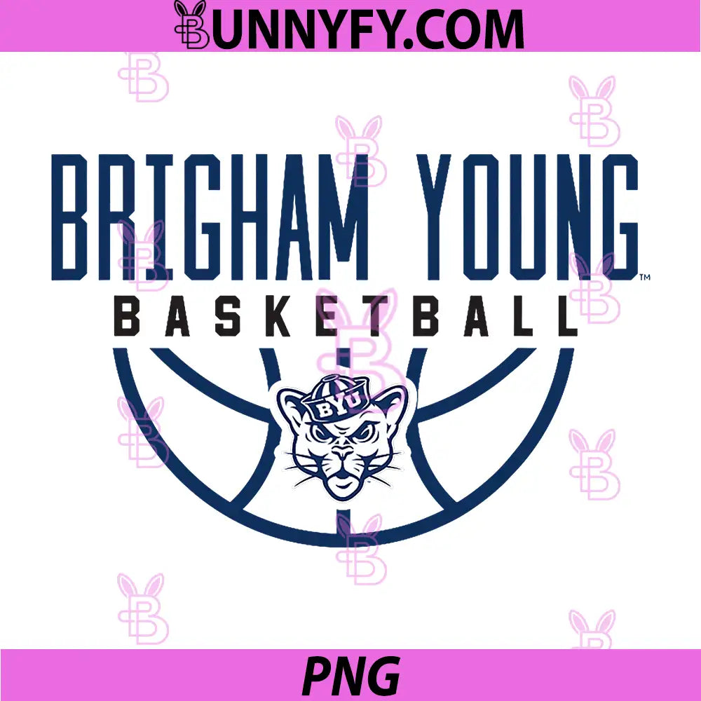 Byu Cougars Basketball Arch Logo PNG, Brigham Young Basketball PNG