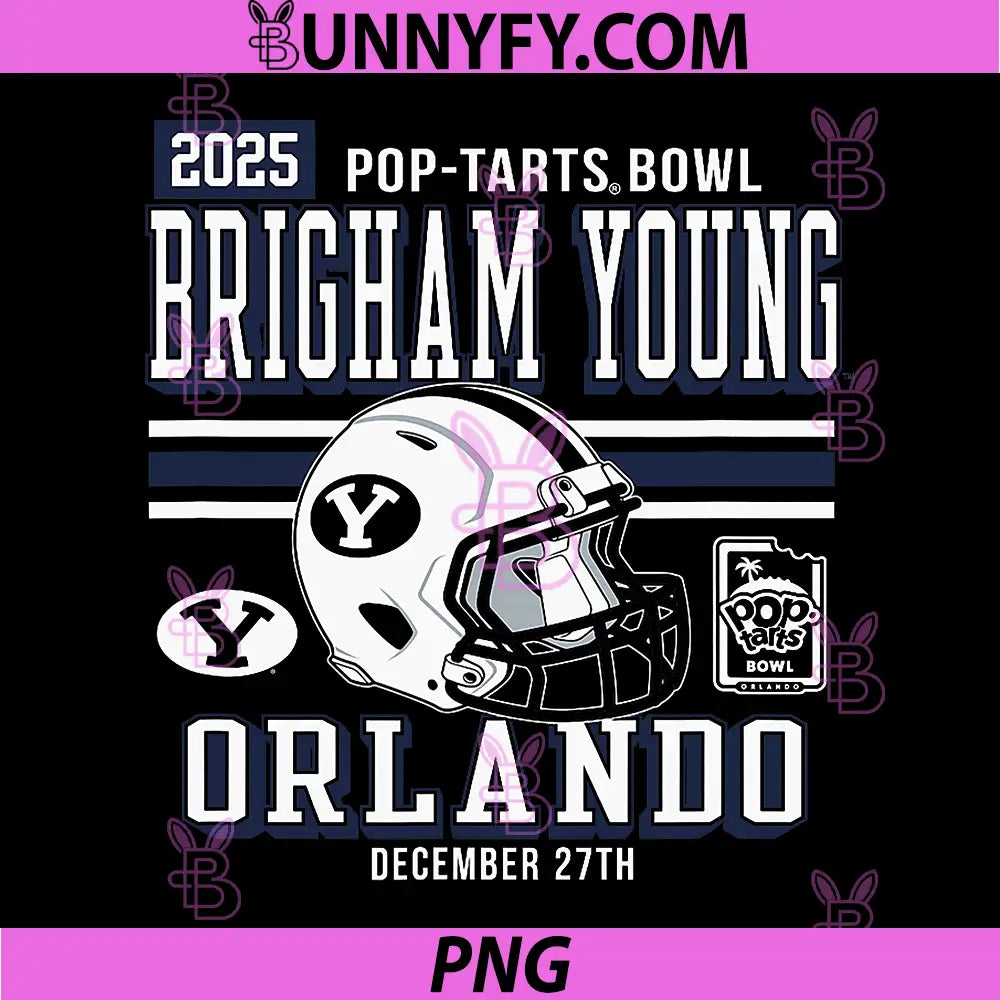 BYU Cougars Pop Tarts Bowl 2025 PNG, Officially Licensed PNG