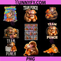 Baby Monkey Punch PNG Bundle, Team Punch PNG