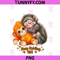 Baby Monkey Punch PNG, Keep Holding On PNG