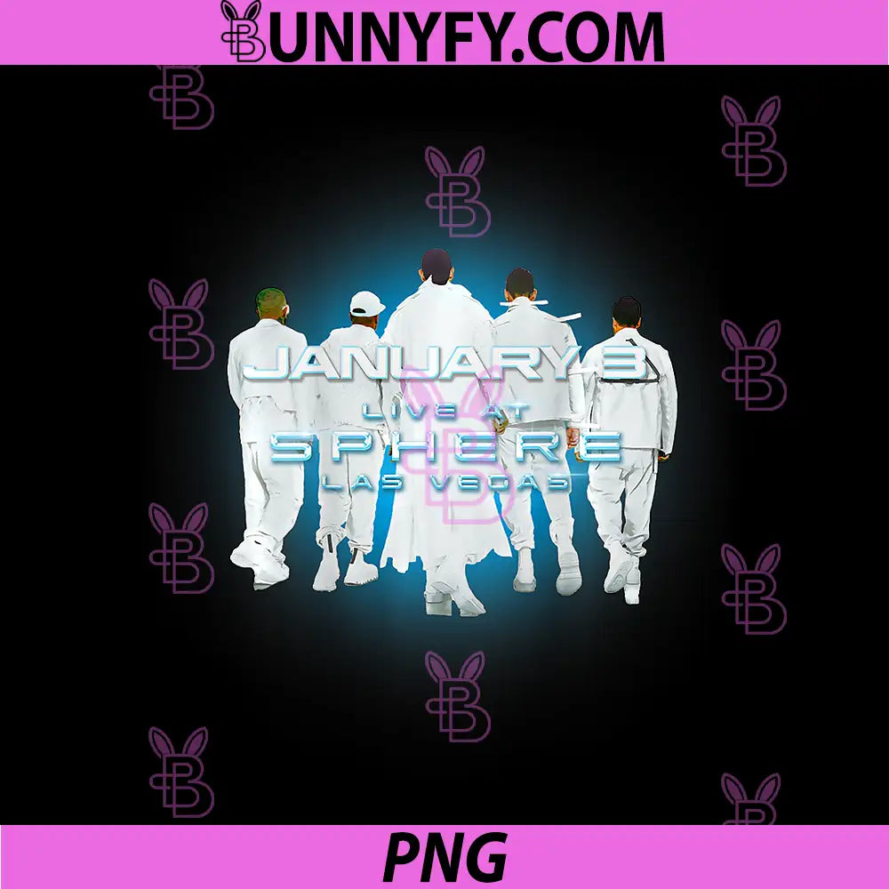 Backstreet Boys Las Vegas PNG, Residency January 03 PNG