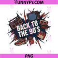 Back to The 90s PNG, Boombox Retro Music Design PNG