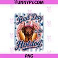 Bad Day To Be A Hotdog PNG, Patriotic Dachshund 4th Of July BBQ PNG
