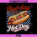 Bad Day to Be A Hot Dog PNG, Funny 4th of July PNG