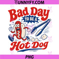 Bad Day to Be a Hot Dog Funny 4th July PNG
