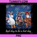 Bad Day to Be a Hotdog 4th of July PNG, Goose Raccoon Cow Squad PNG