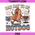 Bad Day to be a Hot Dog Funny PNG, BBQ Grilling 4th of July PNG