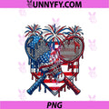 Badminton Costume Dripped PNG, 4th Of July Matching Player Lover PNG