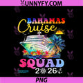 Bahamas Vacation 2026 Squad PNG, Family Friends Matching Group PNG