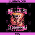 Ballerina Cappuccina PNG, Funny Gen Z Men PNG