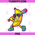 Banana PNG, Funny Ice Cream Drip PNG