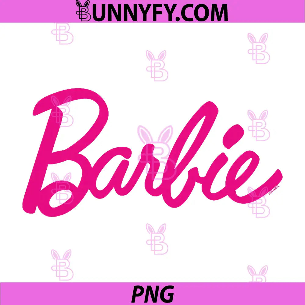 Barbie PNG, Current Script Logo PNG