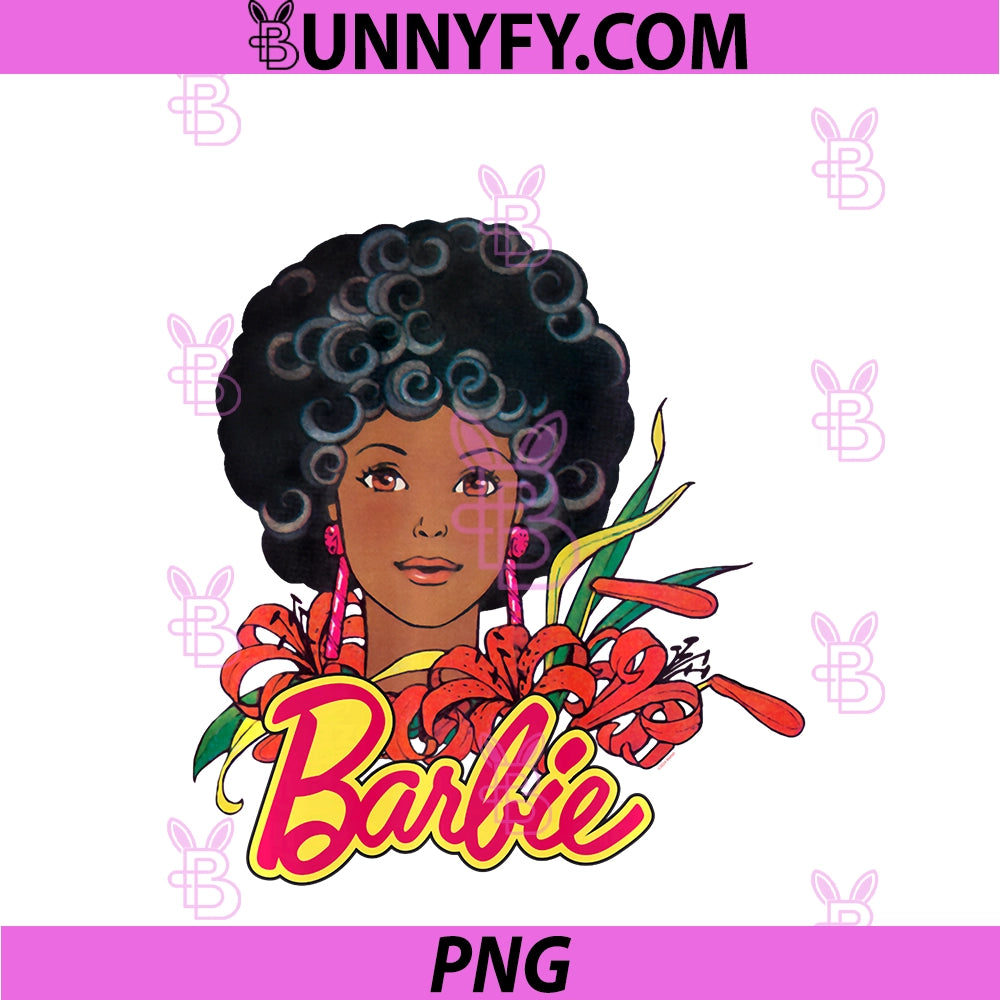 Barbie PNG, 1980's Black Barbie Performance PNG