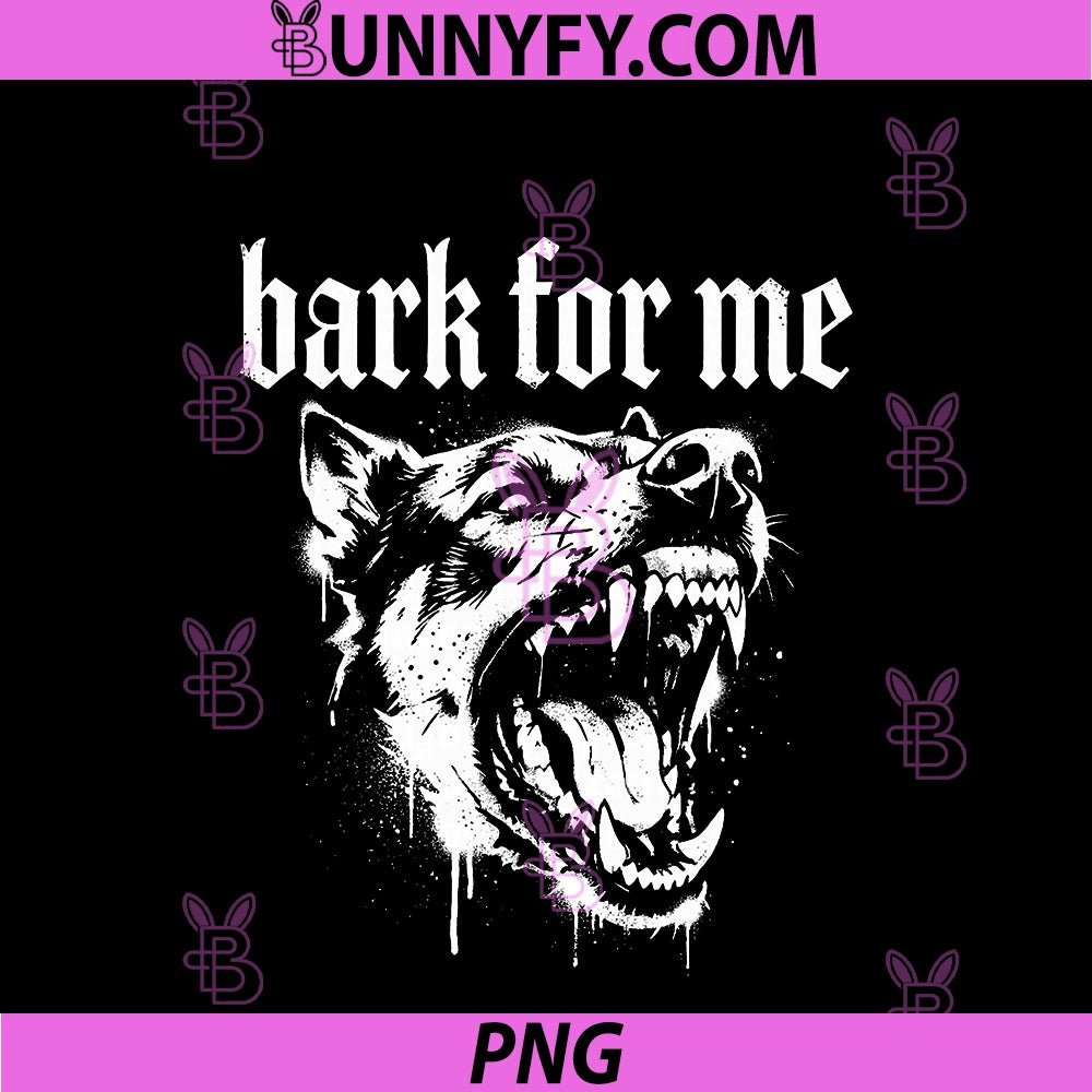 Bark For Me PNG, Gothic Fierce Dog PNG