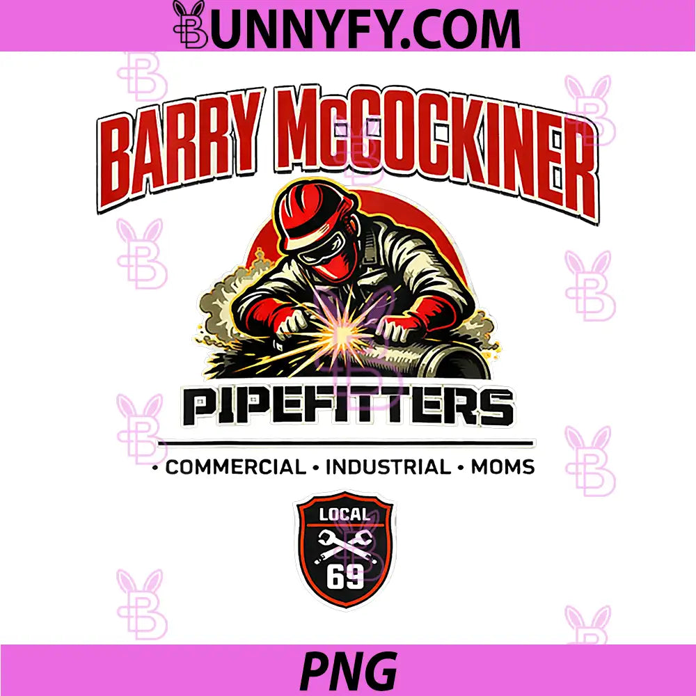 Barry McCockiner Pipefitters Welding PNG, Industrial Union Worker PNG