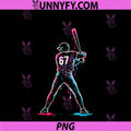 Baseball Drip 6 7 PNG, Number 67 Six Seven Meme PNG