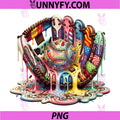 Drip Baseball Glove Ice Cream Art PNG, Colorful Sport Design PNG