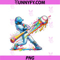 Baseball Drip Ice Cream PNG, Apparel Youth Drip Baseball Boys Kid PNG