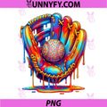 Baseball Drip PNG, Ice Cream Drip Baseball Stuff PNG