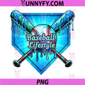 Baseball Lifestyle Drip Sports Illustration PNG, Baseball Bat And Ball Design PNG