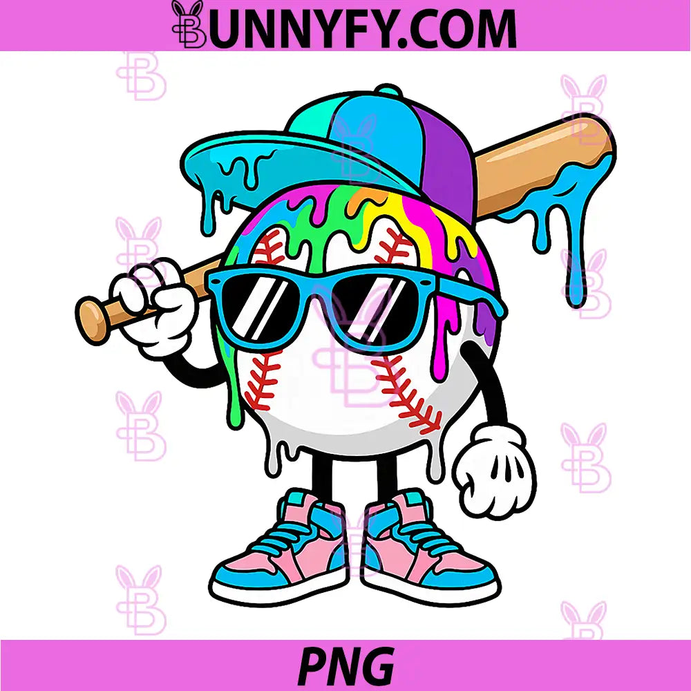 Baseball Life Style PNG, Drip Baseball PNG