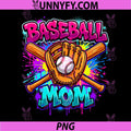 Baseball Mom Dripping PNG, Drip Sport Mama Mothers Day PNG