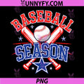 Baseball Season PNG, Patriotic Bats Ball PNG, Vintage Sports PNG