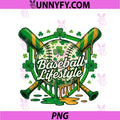 Baseball St Patricks Day PNG, Boys Girls Men Women Irish lifestyl PNG