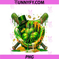 Baseball St Patricks Day PNG, Carnival Party Ice Cream Drip Boys PNG