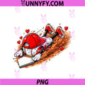 Baseball Valentine's Day PNG, Drip Ice Cream Team PNG