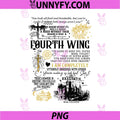 Fourth Wing Dragon Rider Quote PNG, Fantasy Book Quote Art PNG