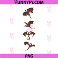 Flying Dragon Minimal Design PNG, Mythical Dragon Silhouette PNG