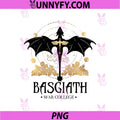 Basgiath War College Fantasy Logo PNG, Dragon Sword Emblem PNG