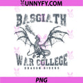 Basgiath War College Dragon Art PNG, Retro Fantasy Dragon PNG