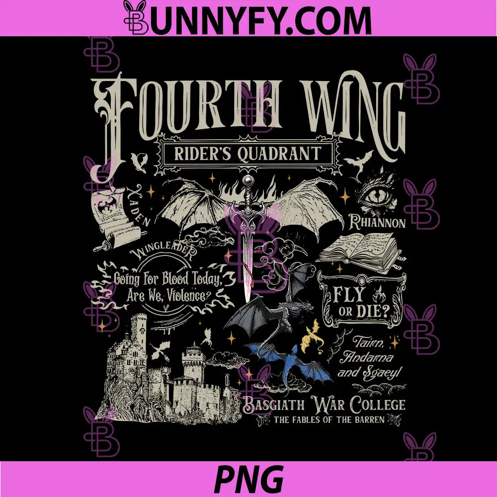 Fourth Wing Dragon Rider Artwork PNG, Dark Fantasy Collage PNG