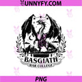 Basgiath War College Black Dragon PNG, Mythic Emblem Art PNG