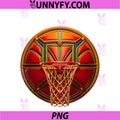Basketball Hoop Rim Net Graphic PNG, Basketball Player Coach Fans PNG